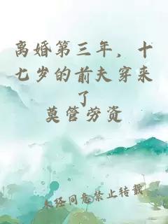 离婚第三年，十七岁的前夫穿来了