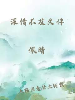 深情不及久伴