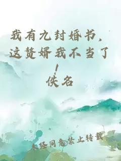 我有九封婚书，这赘婿我不当了！