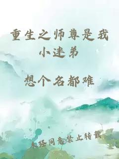 重生之师尊是我小迷弟